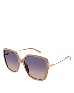 Chloe Elys Squared Sunglasses, 57mm