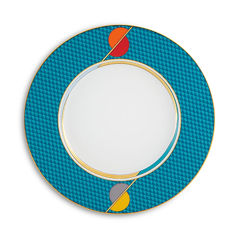 Vista Alegre Futurismo Dessert Plate In Multi