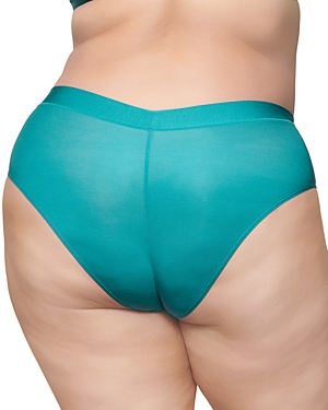 Cuup The High Waist Briefs In Turquoise