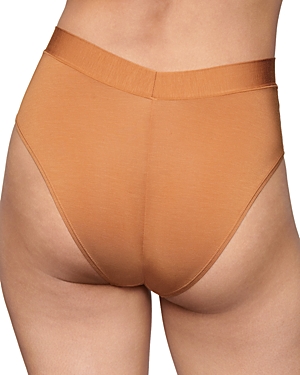 Cuup The High Waist Briefs In Caramel