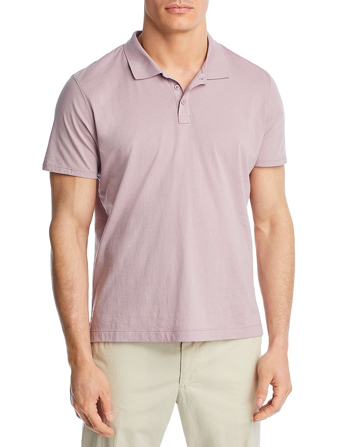 Atm Anthony Thomas Melillo Classic Fit Polo Shirt In Deep Lilac