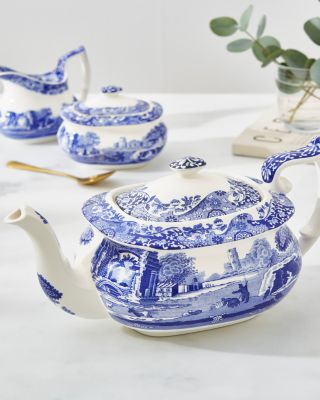 Blue Italian Teapot