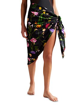 Ted Baker - Wendyyy Floral Print Beach Sarong Swim Cover-Up
