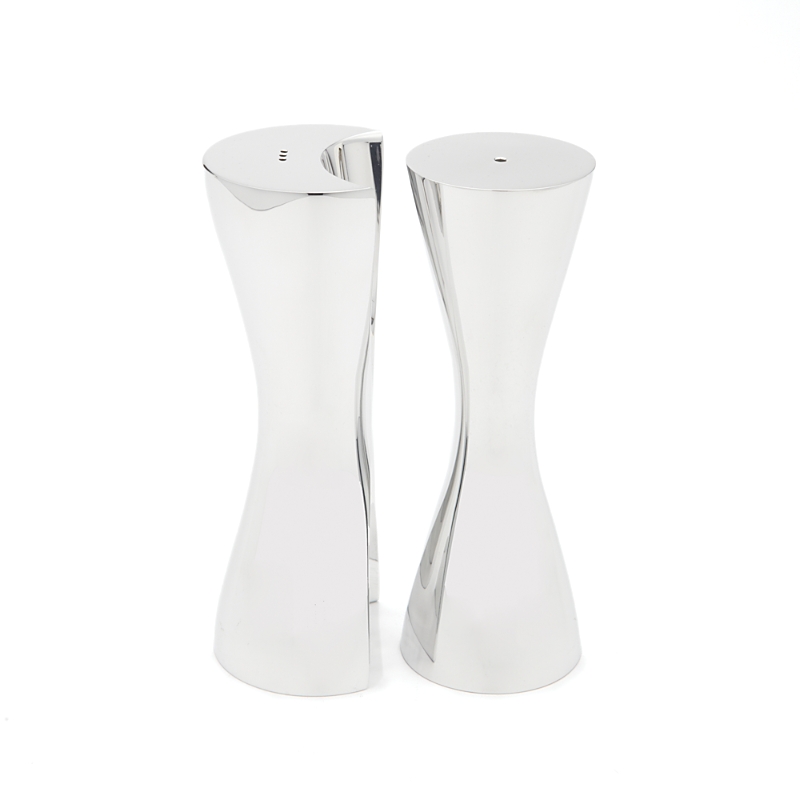 Nambe Hug Salt & Pepper Shakers