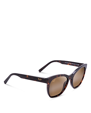 Maui Jim Alulu Polarized Cat Eye Sunglasses, 56mm In Tortoise/brown Polarized Solid