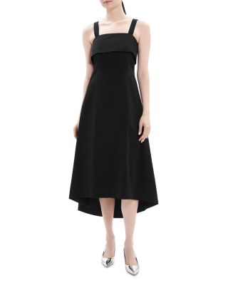 Theory Layered Linen Midi Dress | Bloomingdale's Women