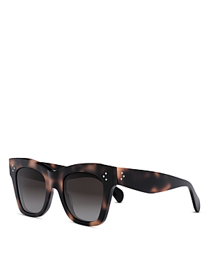 CELINE BOLD 3 DOTS CAT EYE SUNGLASSES, 50 MM