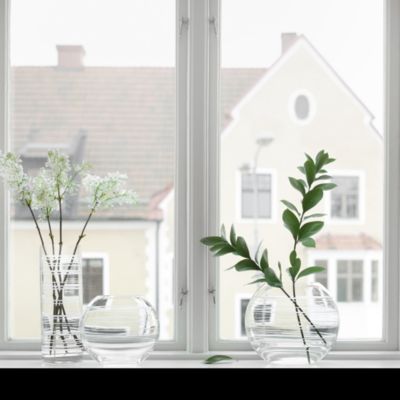 Graphic Round Vase - Large