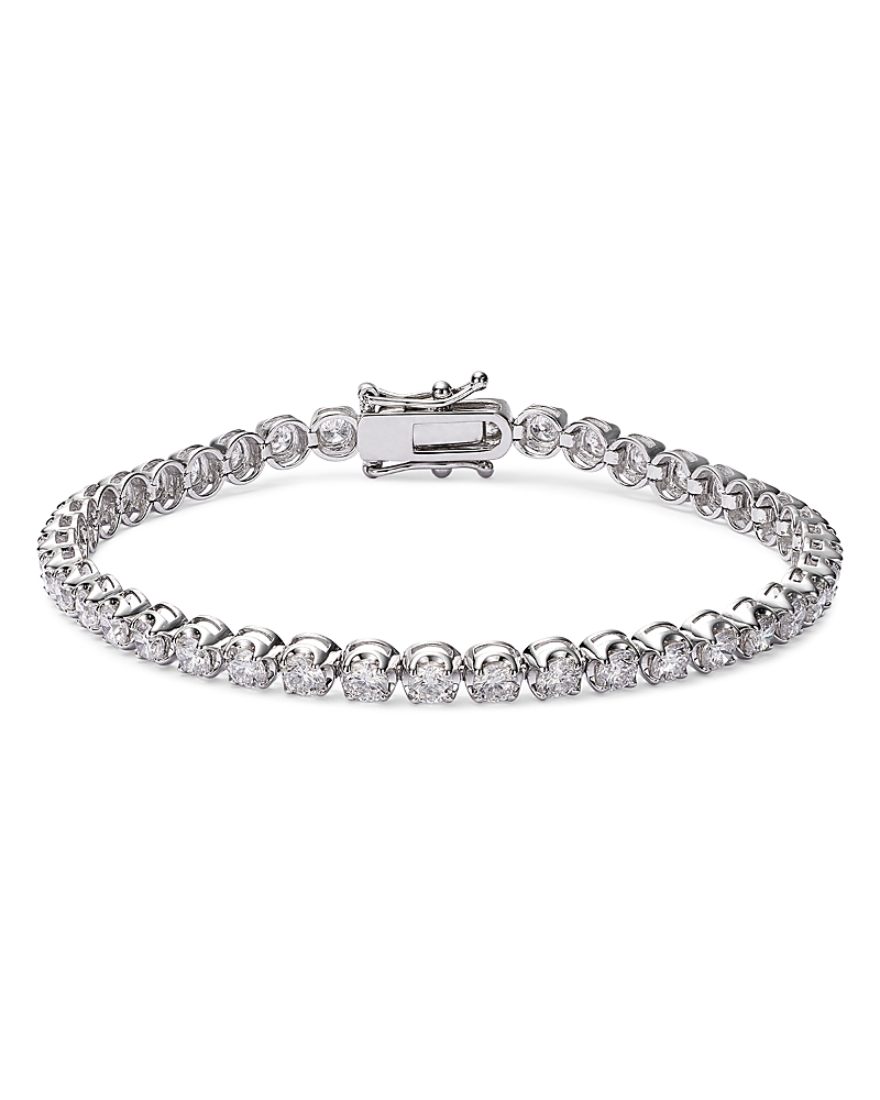 Bloomingdale's Certified Colorless Diamond Tennis Bracelet In 14k White Gold 5.0 Ct. T. W. - Exclusive