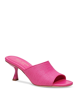 KATE SPADE KATE SPADE NEW YORK WOMEN'S MALIBU SUMMER SLIP ON HIGH HEEL SANDALS