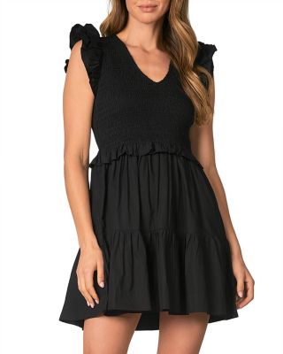 Elan - Smocked Ruffle Mini Dress