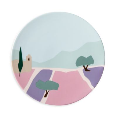 Destination Sud Round Plates, Set of 6