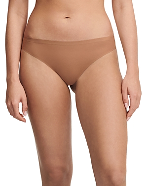 Chantelle Soft Stretch One-size Seamless Thong In Coffee Latte