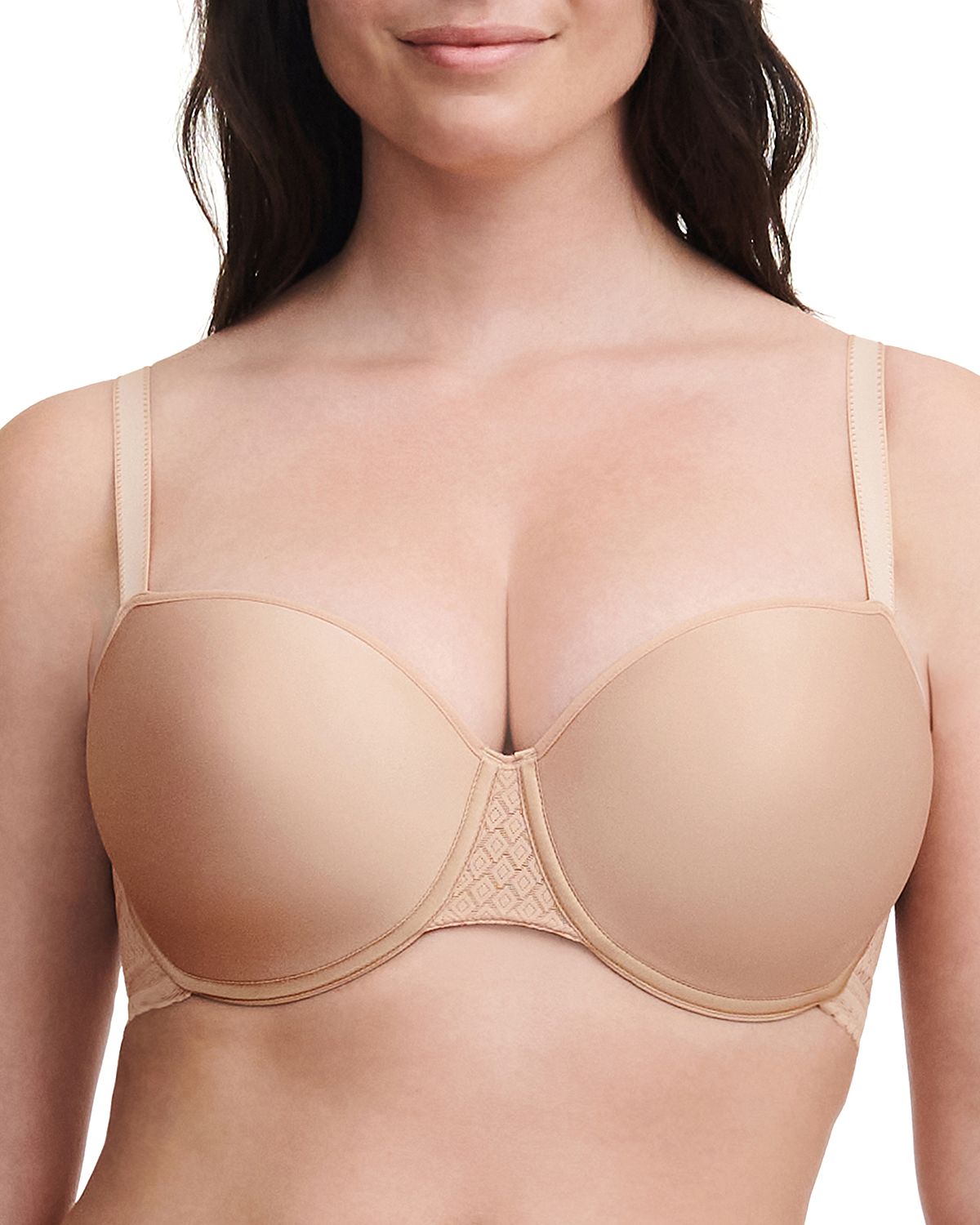 Chantelle Lucie Lace Demi Memory Foam T-shirt Bra
