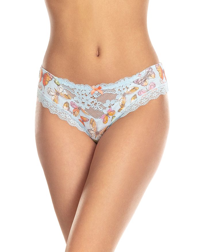 Honeydew Willow Printed Lace Hipster Panty