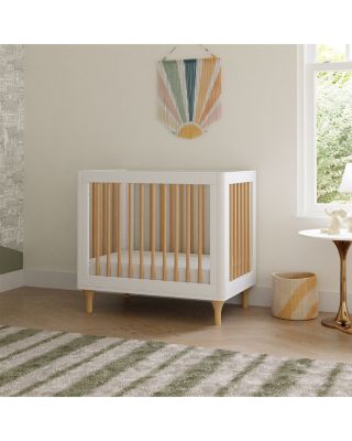 Lolly 4 in 1 Convertible Mini Crib and Twin Bed with Toddler Bed Conversion Kit