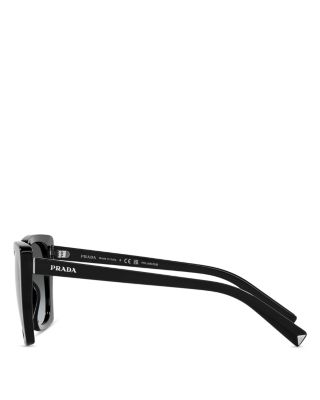 Prada Polarized Low Bridge Fit Square Sunglasses, 55mm Prada - PR 10ZSF (Low Bridge Fit) Sunglasses | Specs Collective main image 4
