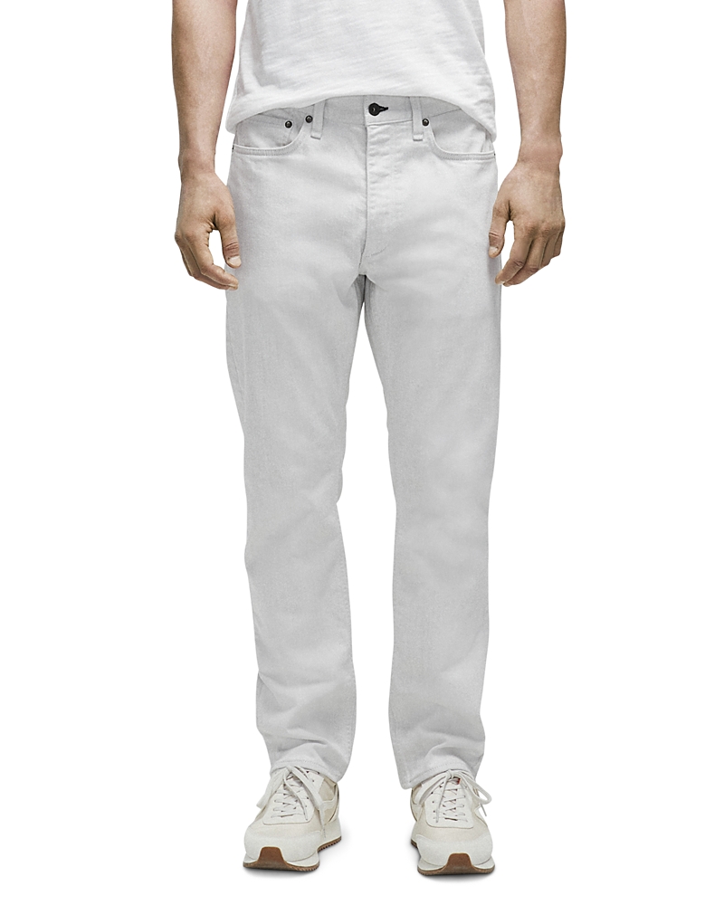 Rag & Bone Fit 4 Authentic Stretch Relaxed Fit Jeans In Ecru
