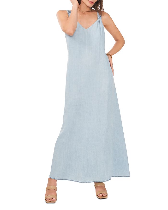 VINCE CAMUTO Ruched Strap Tank Dress Bloomingdale s