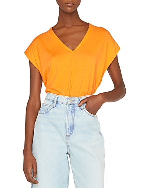 FRAME LE MID RISE V-NECK TEE