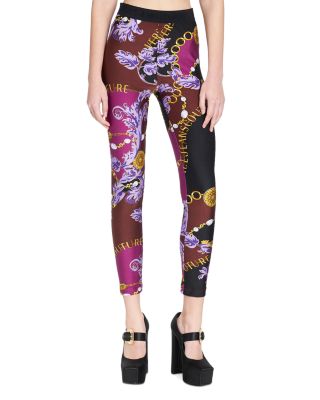 Versace Jeans Couture Printed Leggings | Bloomingdale's