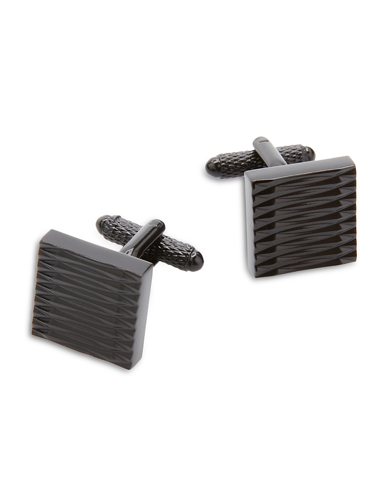 The Men's Store At Bloomingdale's Multi Lines Square Cufflinks - Exclusive In Black