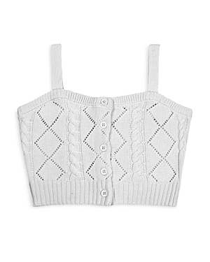 Katiejnyc Girls' Tween Claire Sweater Cami - Big Kid In White