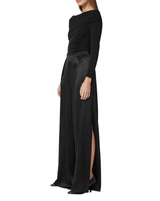 Icon High Waist Silk Wide Leg Pants