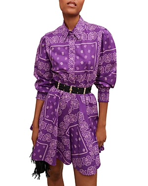 purple bandana dress Classic Paisley Bandana, Purple And Green Dress Fashion Boho Beach Long Dresses Female Party Printed Maxi Dress