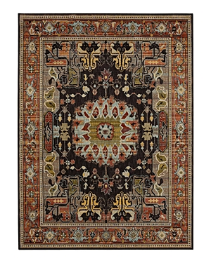 Karastan Pandora Covetous 5'3" X 7'10" Area Rug In Charcoal/grey