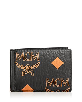 MCM Patricia Block Visetos Leather Crossbody Wallet Red - 15% OFF