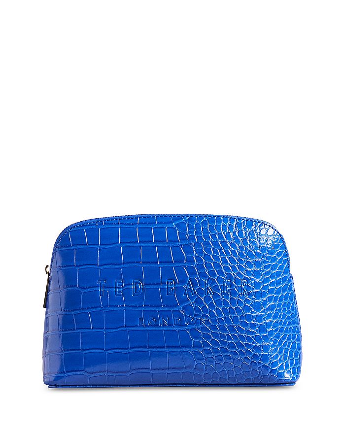 Croc top makeup bag