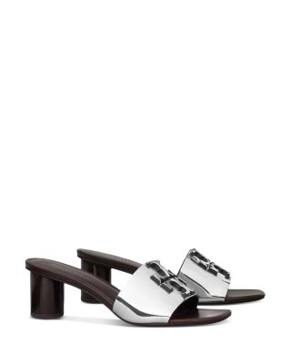 Ines logo leather sandals