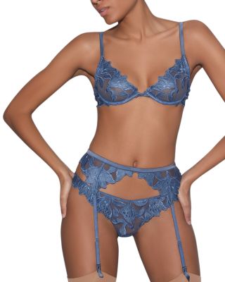 Lily Embroidered Hipster Thong