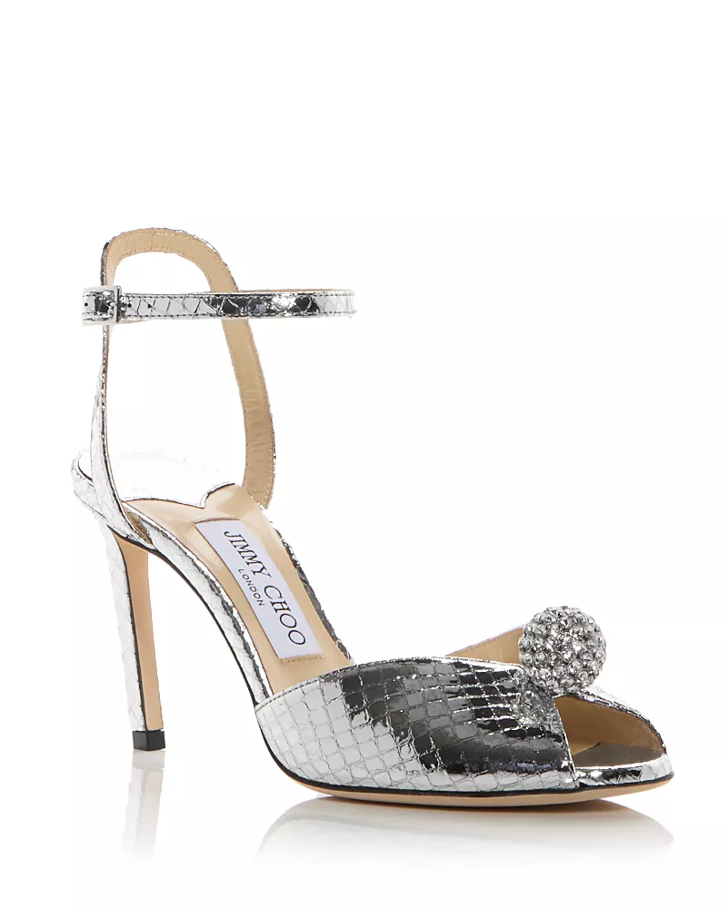 Jimmy Choo Women's Sacora 85 Embellished High Heel Sandals - Exclusive