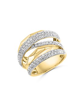 Bloomingdale's - Diamond Crossover Ring in 14K Yellow Gold, 1.60 ct. t.w. - 100% Exclusive