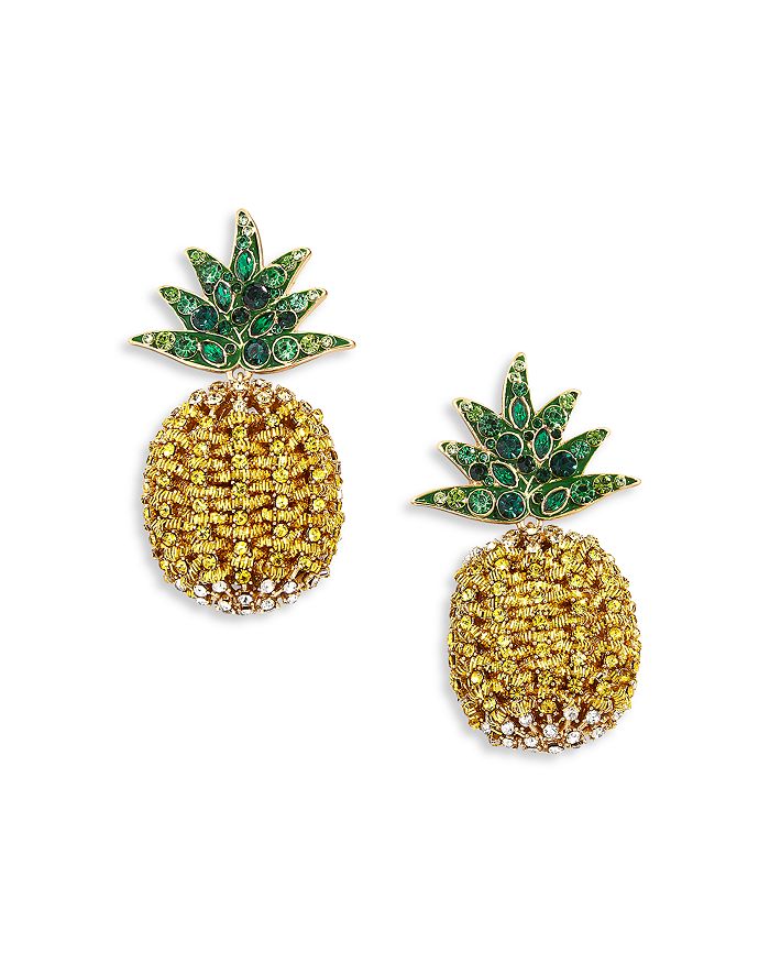 pineapple necklace - petite pineapple pendant, upside down pineapple
