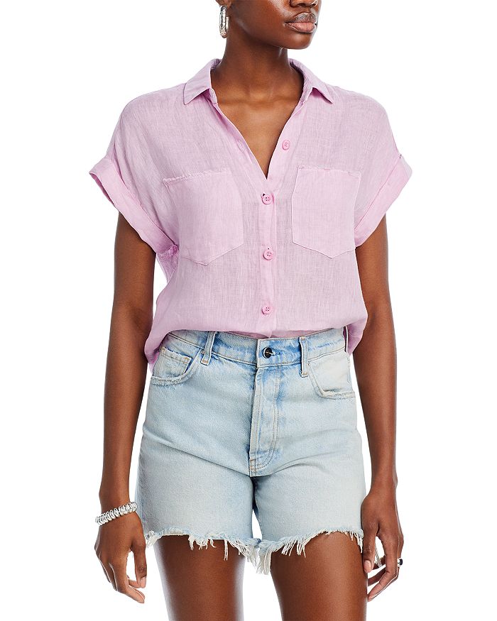 Bella Dahl Linen Short Sleeve Shirt | Bloomingdale's