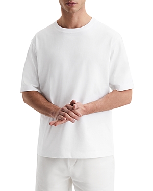 Shop Reiss Tate Oversized Tee In White