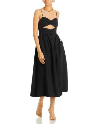 rhode black dress Rhode Esme Mini Dress, Black / 4 main image 1