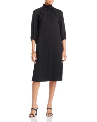 Misook - Mock Neck A Line Dress