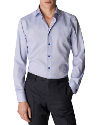 Contemporary Fit Textured Twill Shirt