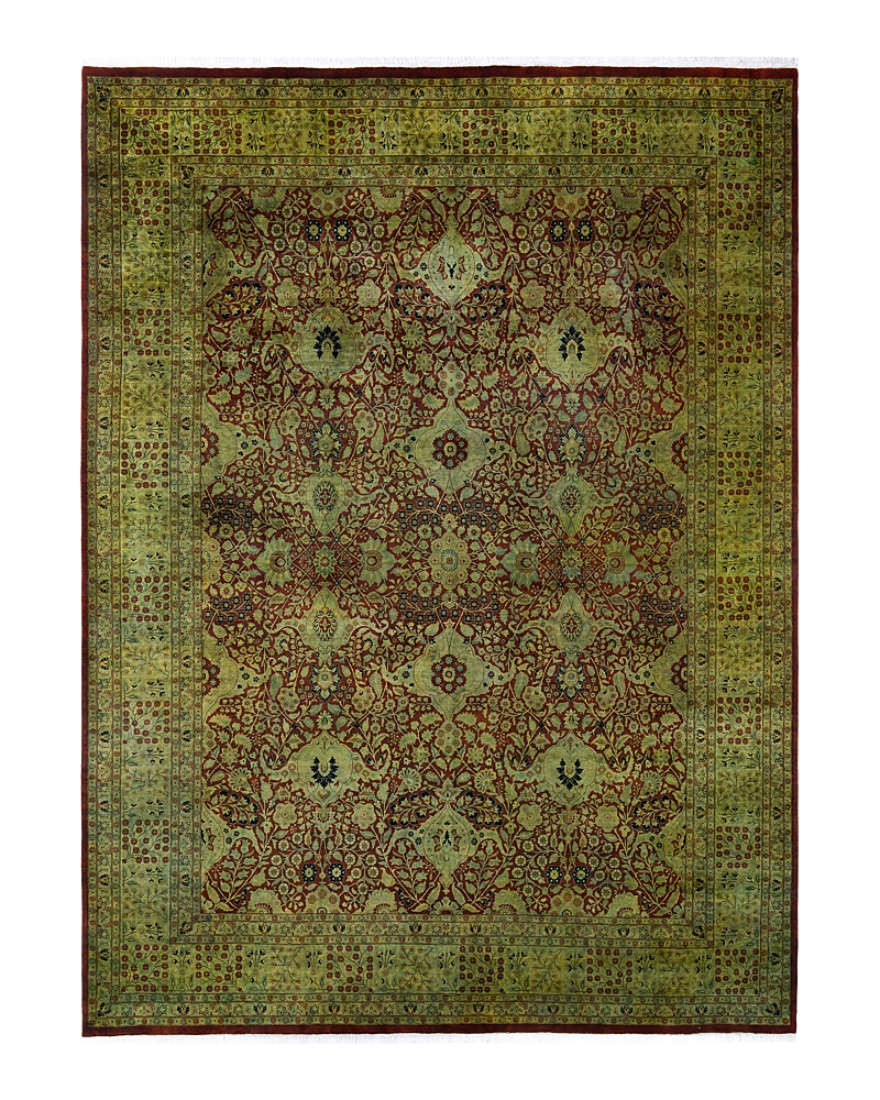 Bloomingdale's Fine Vibrance M1373 Area Rug, 9'1 X 12'3 In Orange