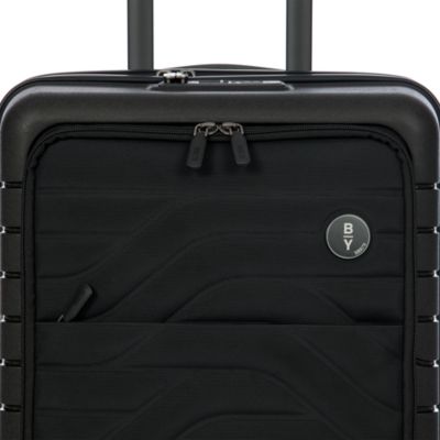 By Ulisse 21" Expandable Carry On Spinner Suitcase with Pocket