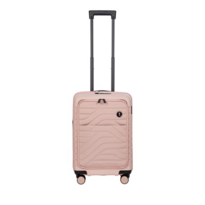 By Ulisse 21&amp;quot; Expandable Carry On Spinner Suitcase with Pocket