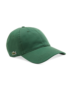 LACOSTE UNISEX ORGANIC COTTON TWILL LOGO CAP
