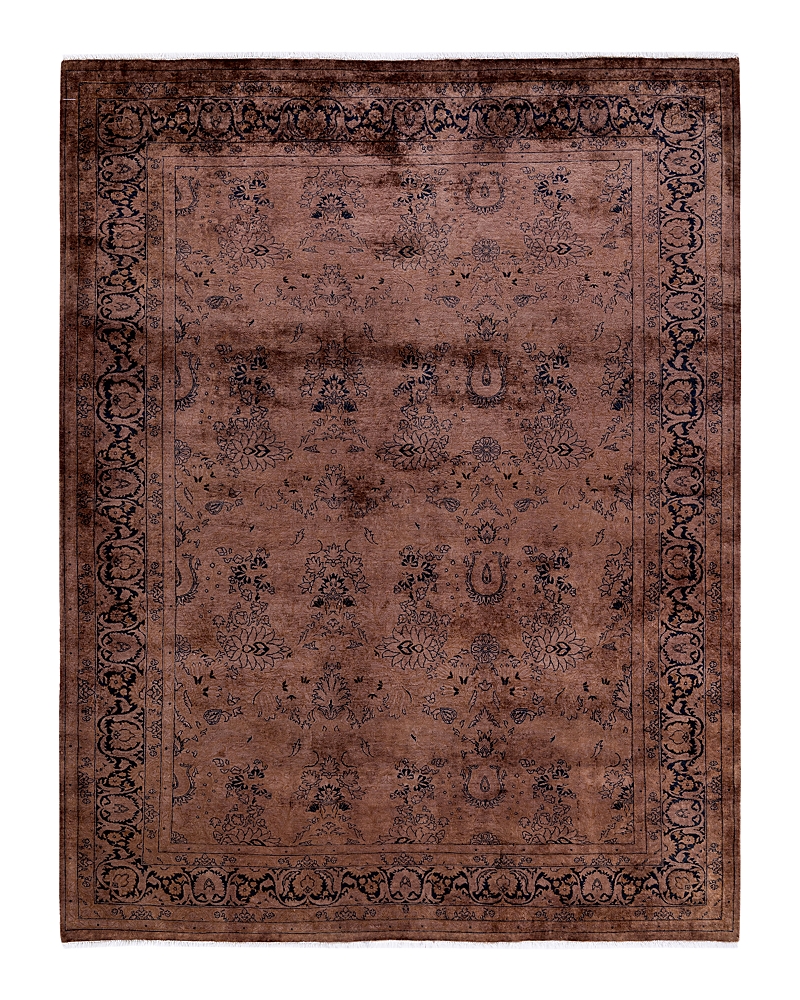 Bloomingdale's Fine Vibrance M1180 Area Rug, 6'4 X 8'2 In Brown