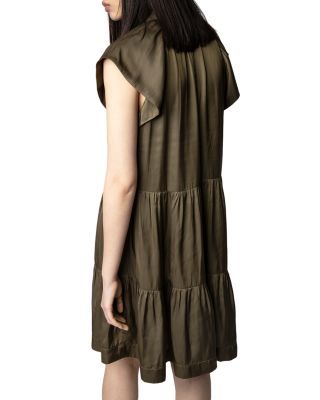 Rito Tiered Satin Dress