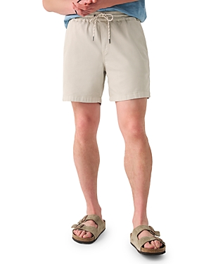 Faherty Gino Drawstring 7 Shorts In Birch