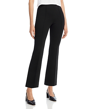 Atm Anthony Thomas Melillo Ponte Knit Kick Flare Pants In Black